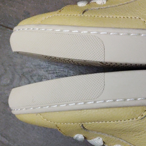 SOLUDOS IBIZA SOFT YELLOW LEATHER SNEAKERS - Picture 8 of 15